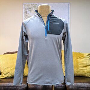 PATAGONIA | Thermal Speedwork Zip-Neck | "Drifter Grey" | Men's Small